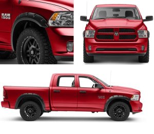Riveted Wide Pocket Style Fender Flares